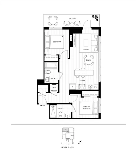 Floor plan T2-0907