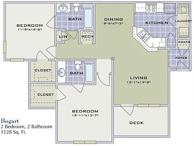 Floor plan Bogart