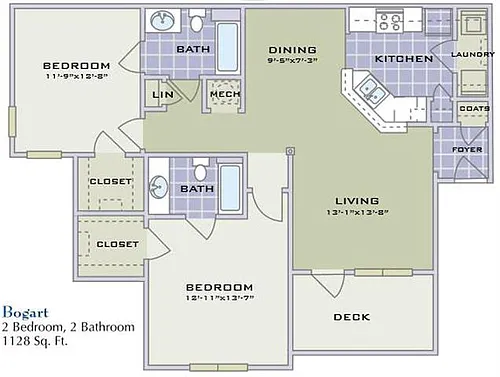 Floor plan Bogart