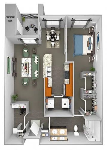 Floor plan A2 (Orion)