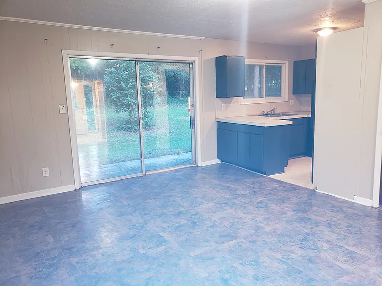 Den, patio and spacious backyard