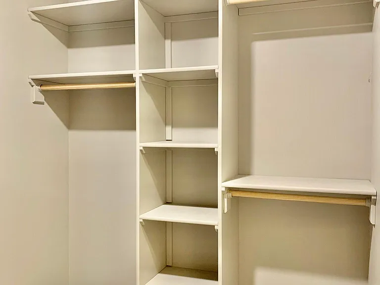 Master walk-in closet