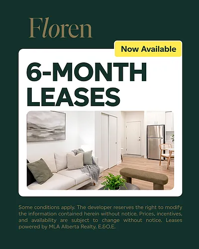 Floor plan 6 MONTH LEASES NOW AVAILABLE 1 bed 1 bath A4