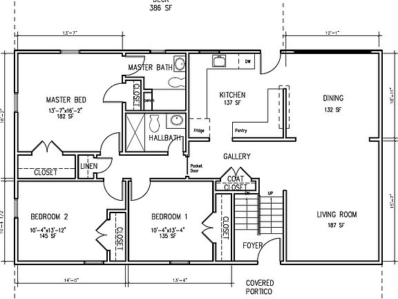 Floor Plan, Main/Upper Level