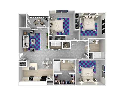 Floor plan 3 X 2