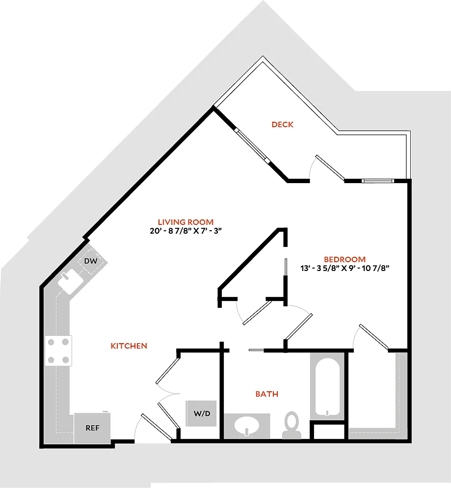 Floor plan Plan 1C