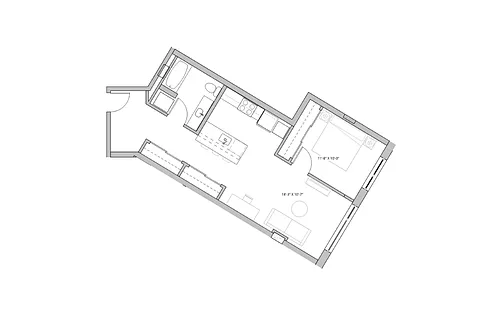 Floor plan 1X1 - C8