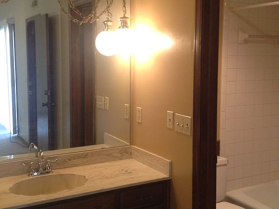 Double sink vanity in master
