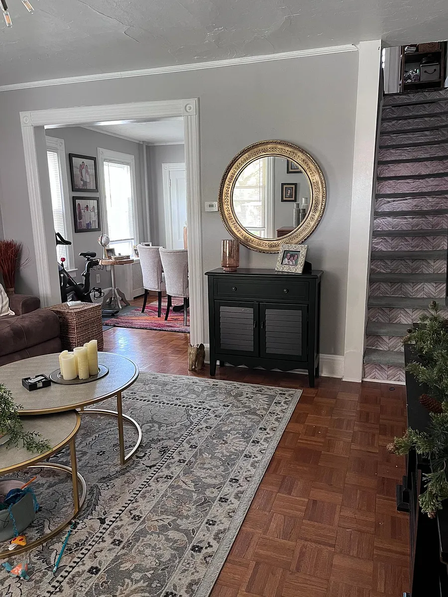 Living into dining room - 723 Summit Ave