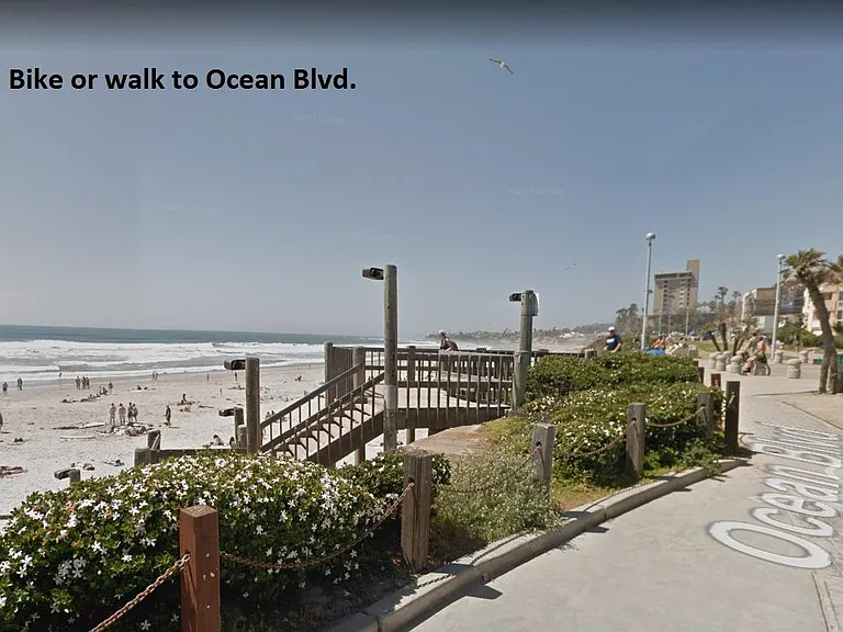 Walk 7 blocks to the beach!
