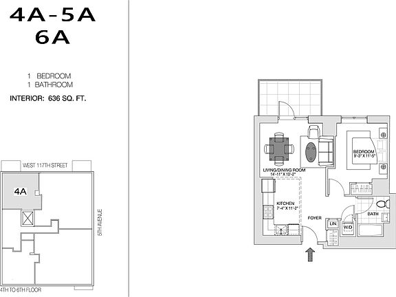 2nd image of 13 W 116th St #4A