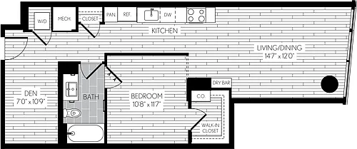 Floor plan A16D