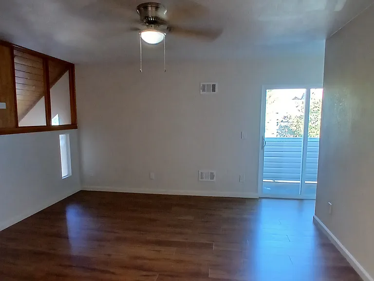 Upstairs bedroom with private balcony