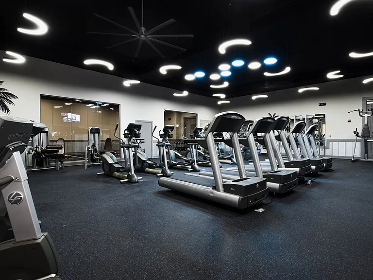 The Fitness Center is another fantastic amenity with tons of gym equipment available.