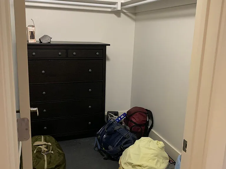 Master walk-in closet