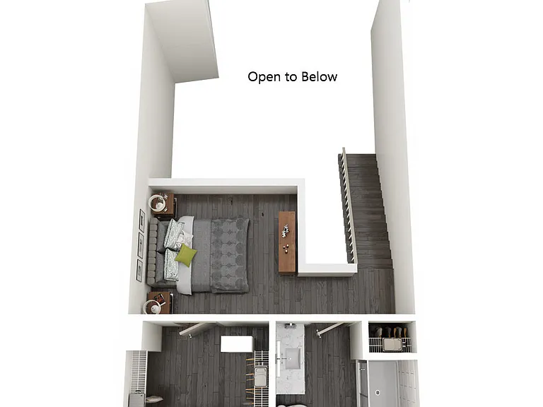 Townhome 2 Bedrooms floor plan Broadstone Strata