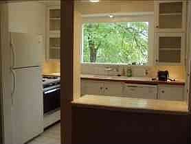 Kitchen with opening