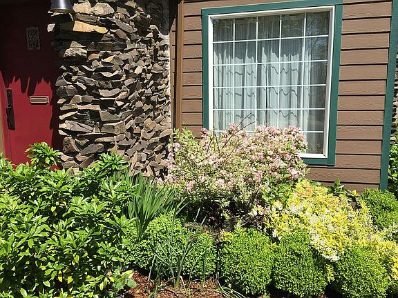 East side of landscaping