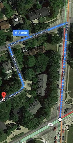 Directions from Detroit and Wager Road