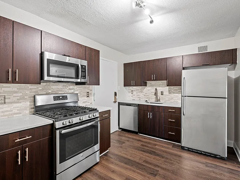 Spacious kitchen with ample counter space