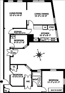 1st image of 345 W 70th St APT 2A