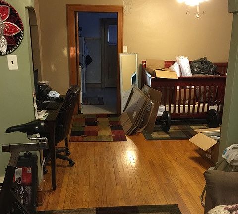 living room - dining room