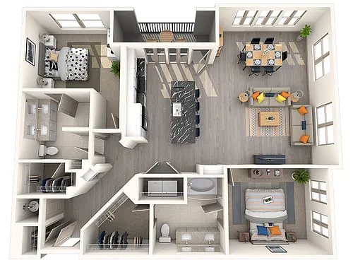 Floor plan B2K