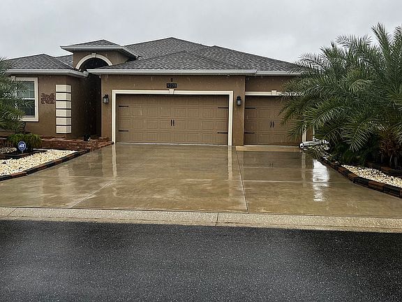Front of Home 3 Car Garage