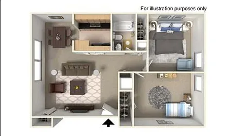 Floor plan 2B1