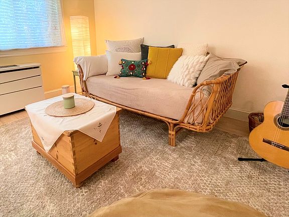 XL twin bed; new mattress and linens