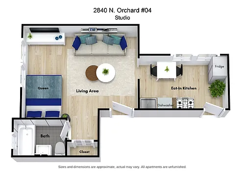 Floor plan Studio