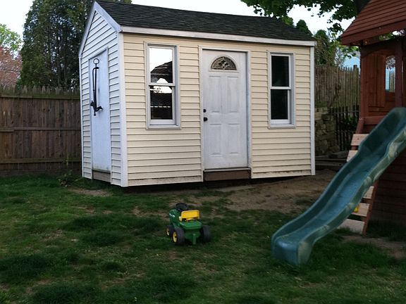 Backyard with Shed