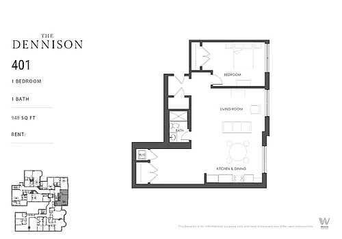 Floor plan 401