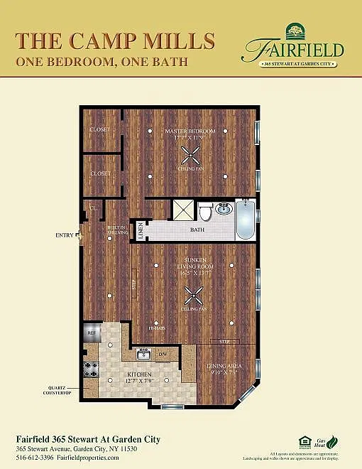 Floor plan The Camp Mills