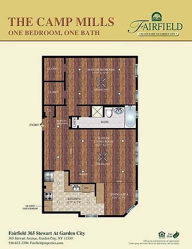 Floor plan The Camp Mills