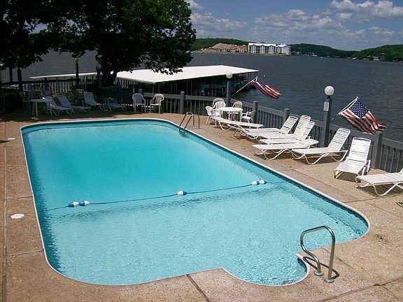 Lakefront pool