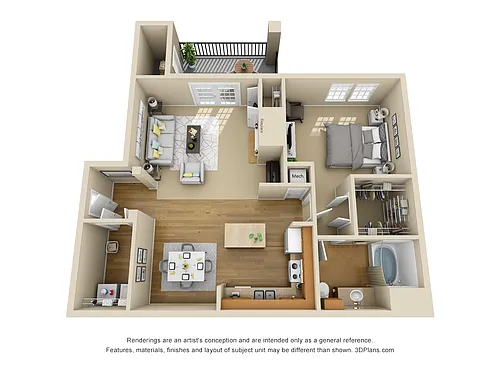 Floor plan Washingtonian Palm
