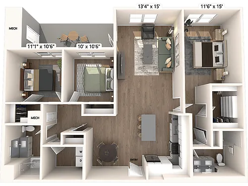 Floor plan CM03-alt a-Upgrade