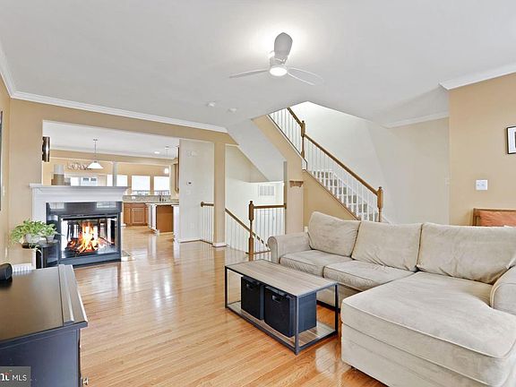 Main Level w/ 3 Sided Gas Fireplace