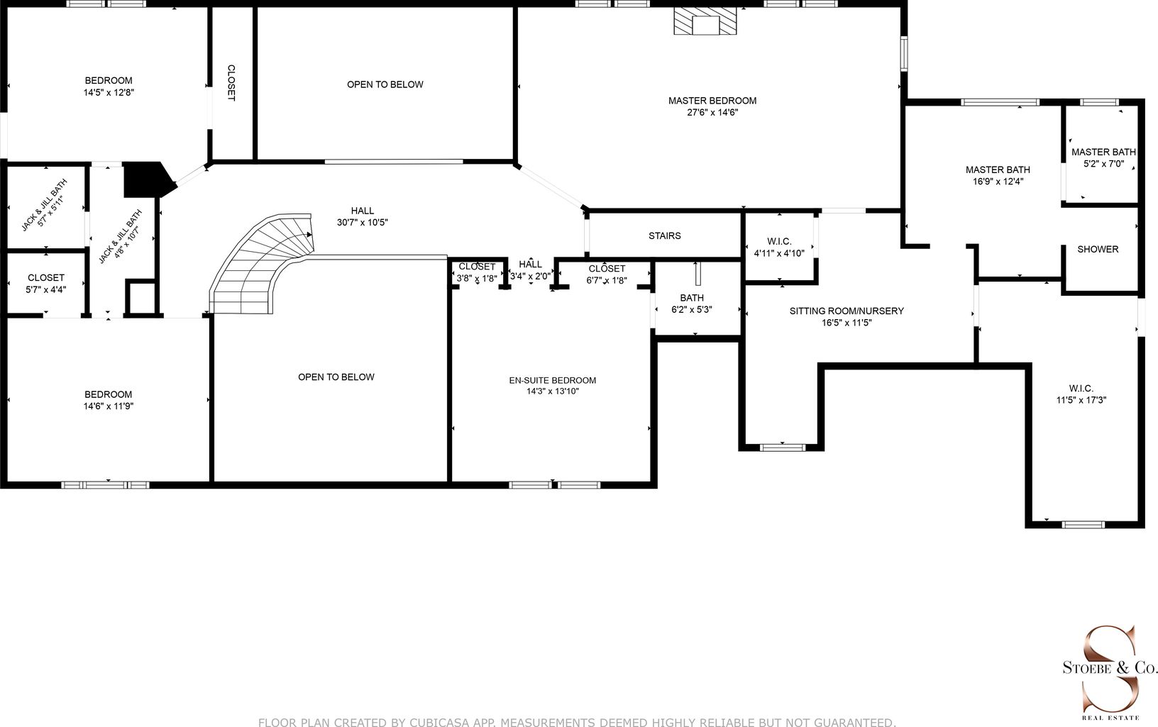  Second Level Floor Plan