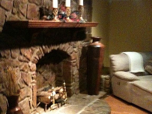 Living room  fireplace