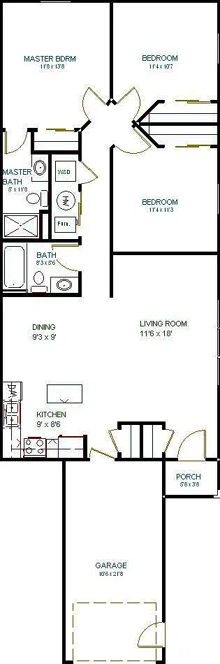 3 bed, 1200 sqft, $1,450 — Photo 2