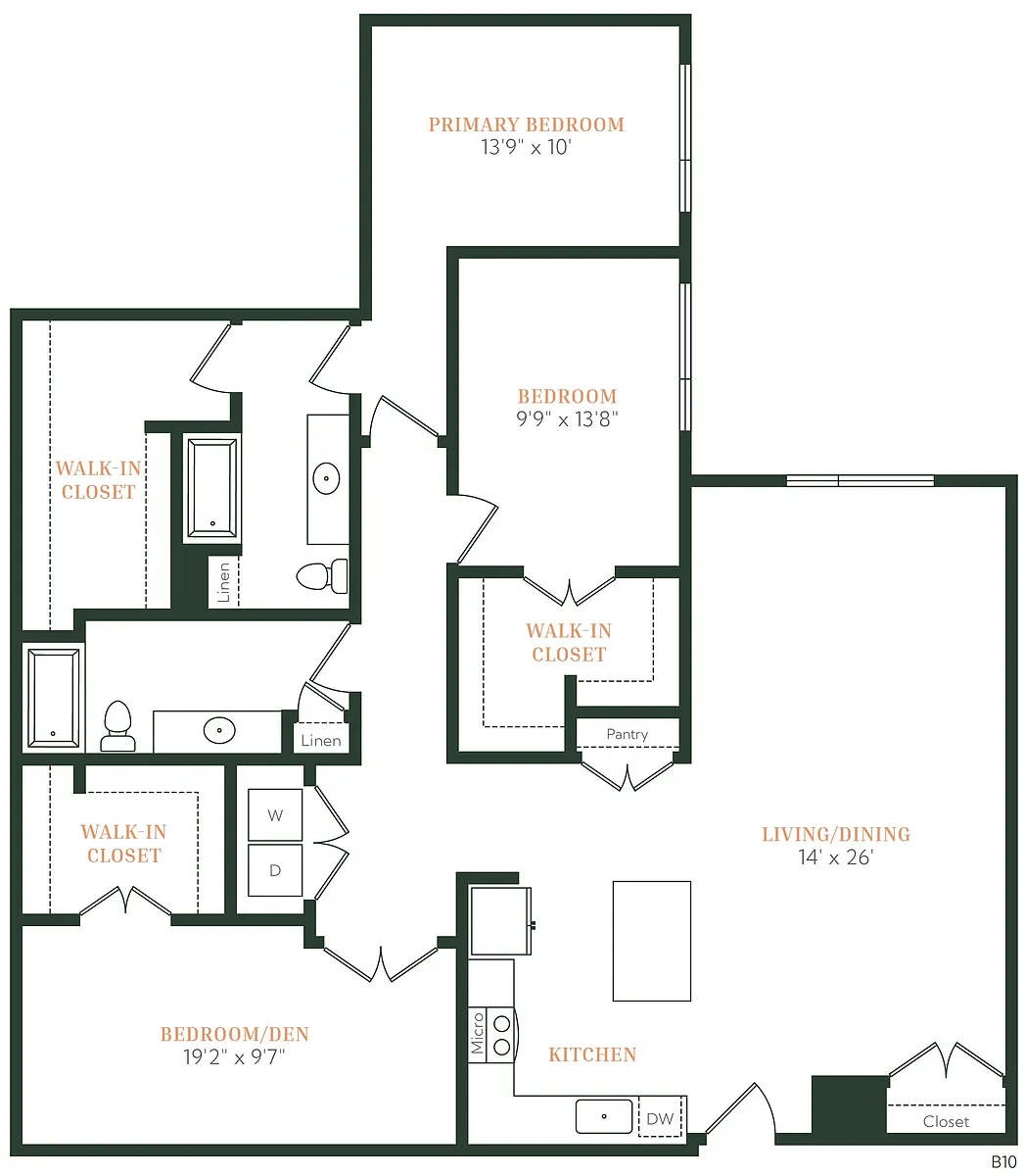 Floor plan C2D