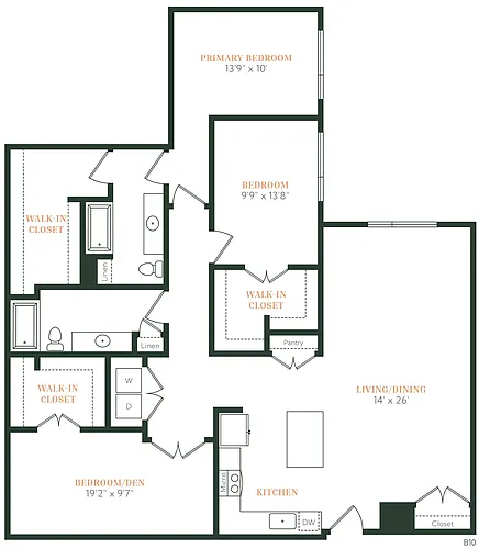 Floor plan C2D