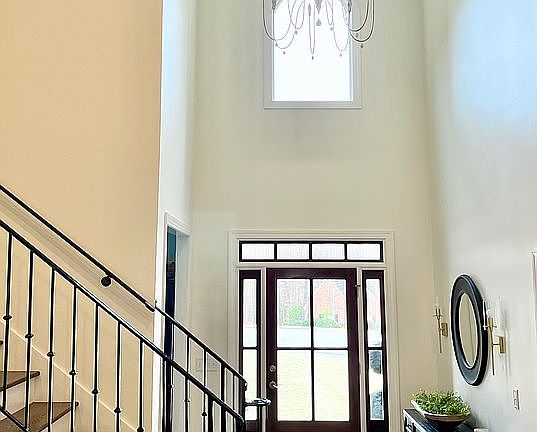 Foyer With High Ceilings