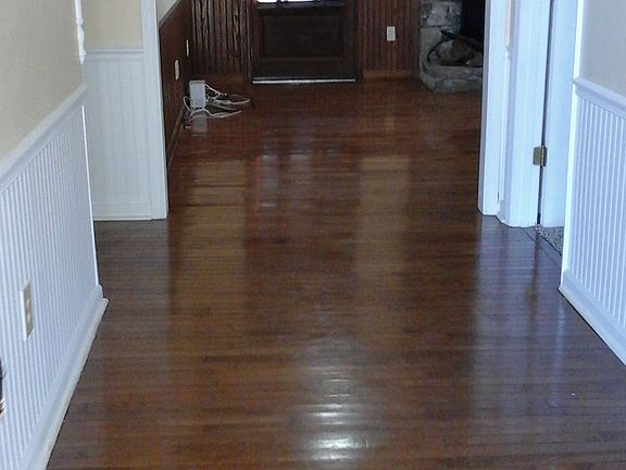 Front door view of foyer