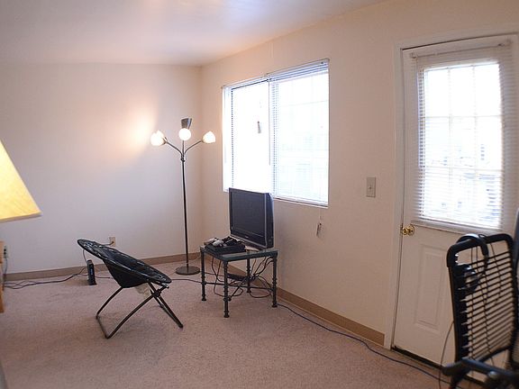 Main living area view from door of bedroom 1