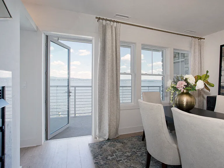 A balcony at The Waterfront