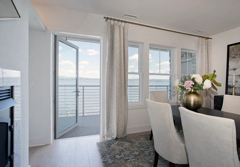 A balcony at The Waterfront