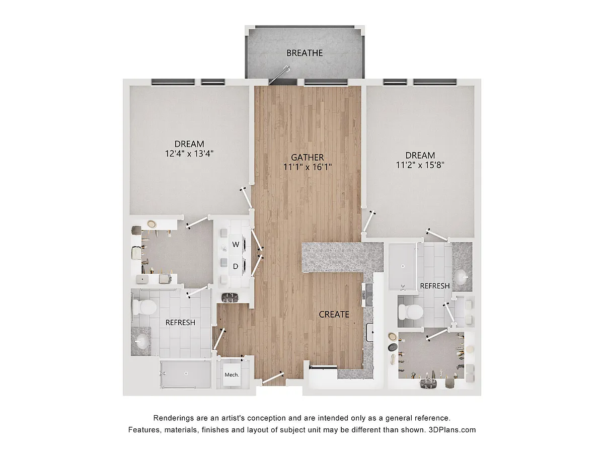 Floor plan F21A